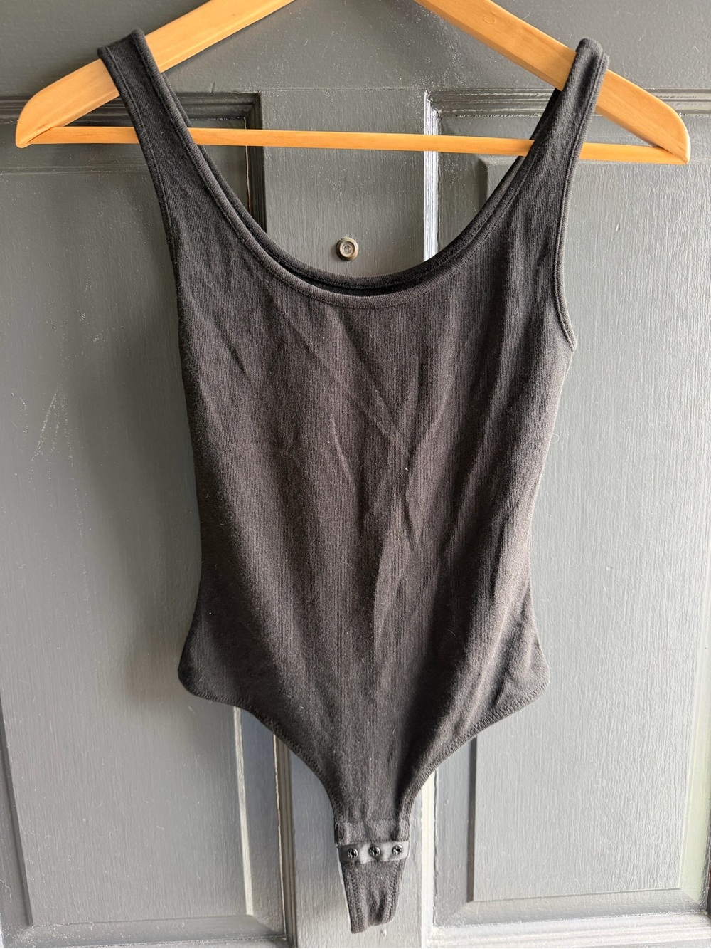 Madewell Black Tank-Style Bodysuit